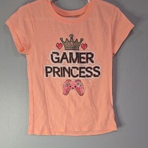 The Children's Place Orange Gamer Princess Tee